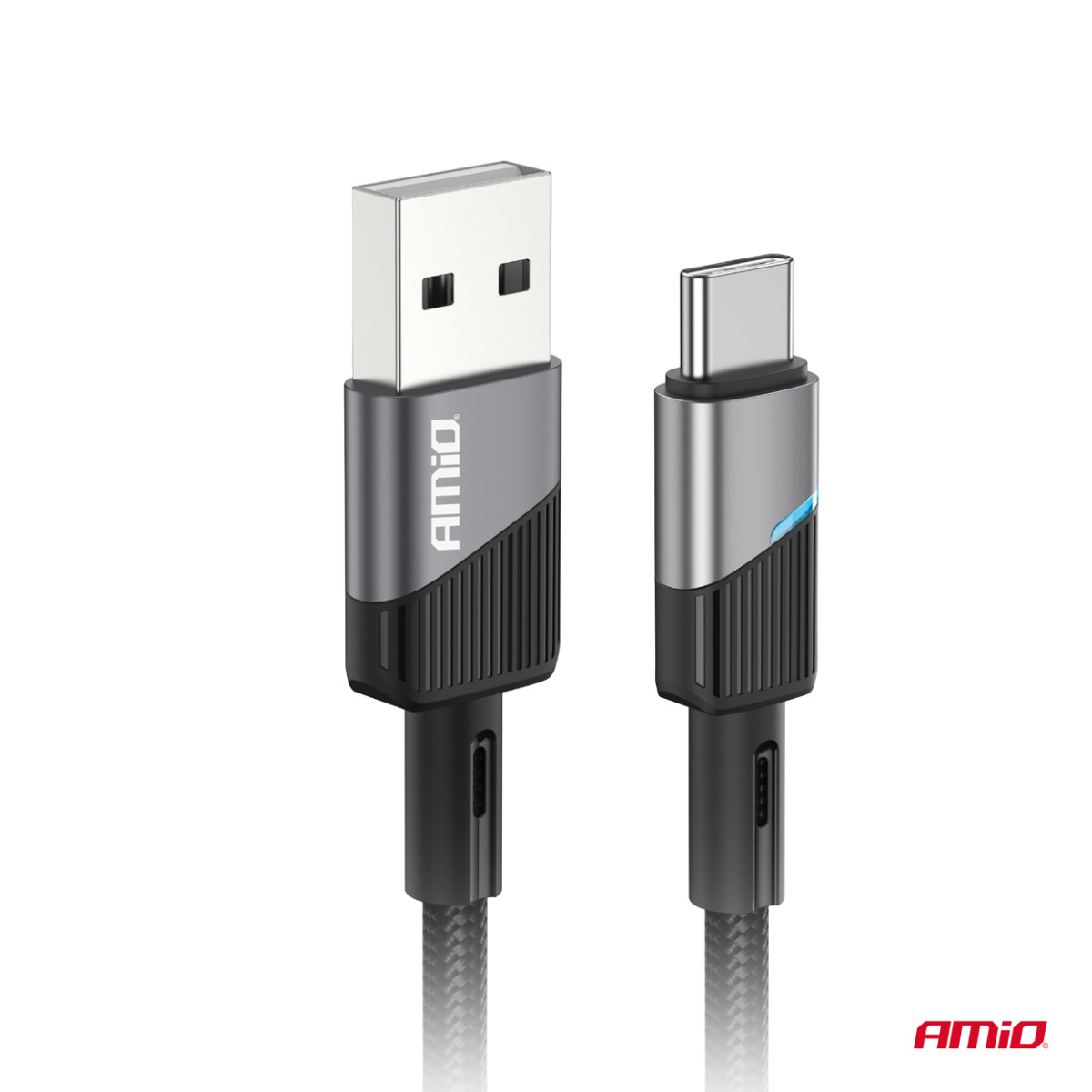 USB uz USB-C kabelis 3A 100 cm FullLINK AMIO-03923