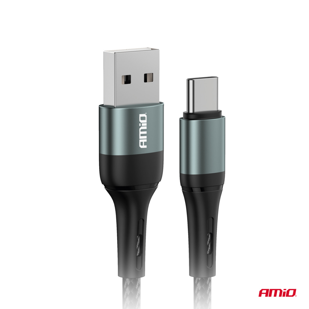 USB-A uz USB-C kabelis 3A 200 cm FullLINK AMIO-03912