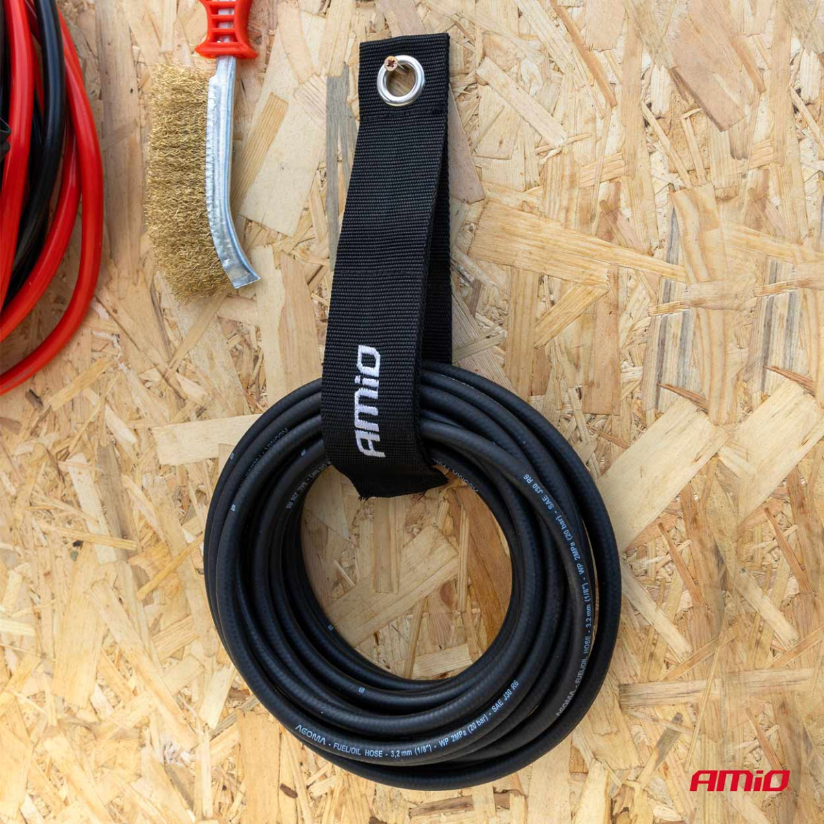 Velcro stiprinājuma siksna 50 × 410 mm, AMIO-03284