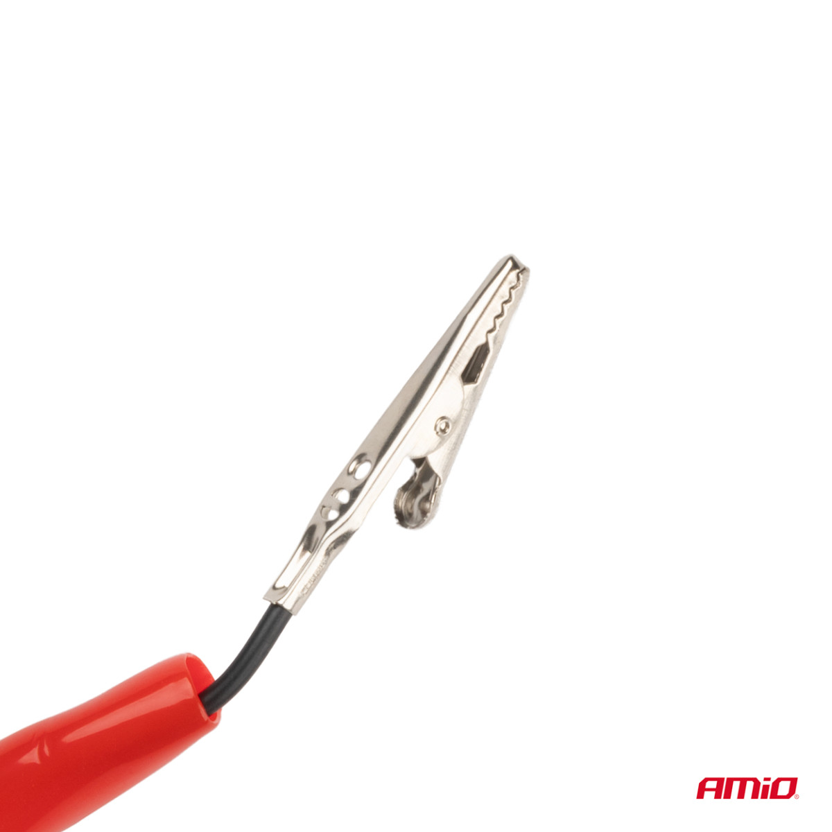 Automašīnas sprieguma testeris 6–12 V ar krokodila klipsi, AMIO-04272