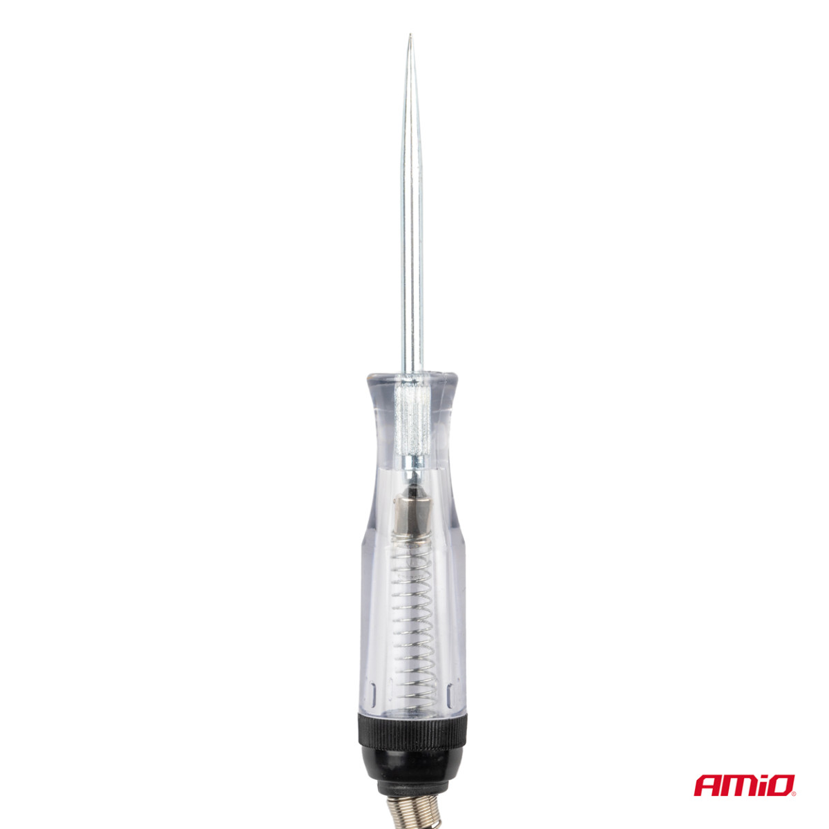 Automobiļa sprieguma testeris 6–24 V ar krokodila klipsi, AMIO-04273