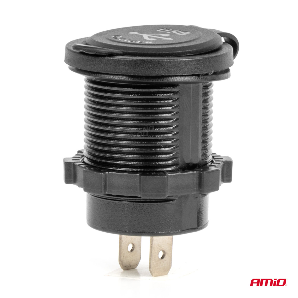 Ūdensizturīgs telefona lādētājs 2xUSB 12/24V MOD-04