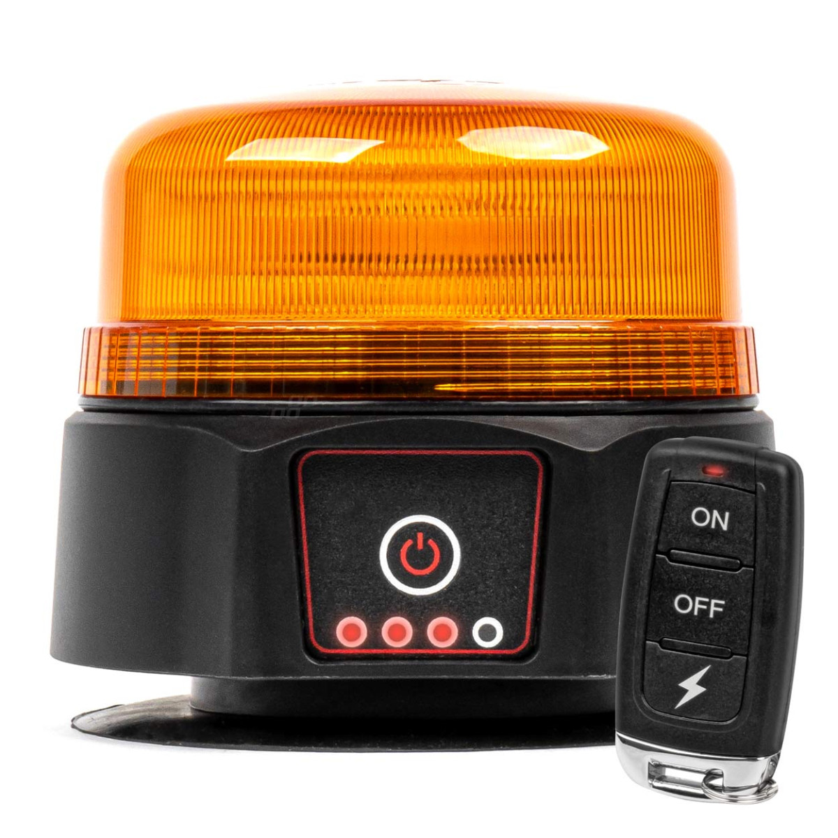 Bezvadu LED brīdinājuma signāls ar tālvadības pulti R65 R10 12/24V AMIO-03932