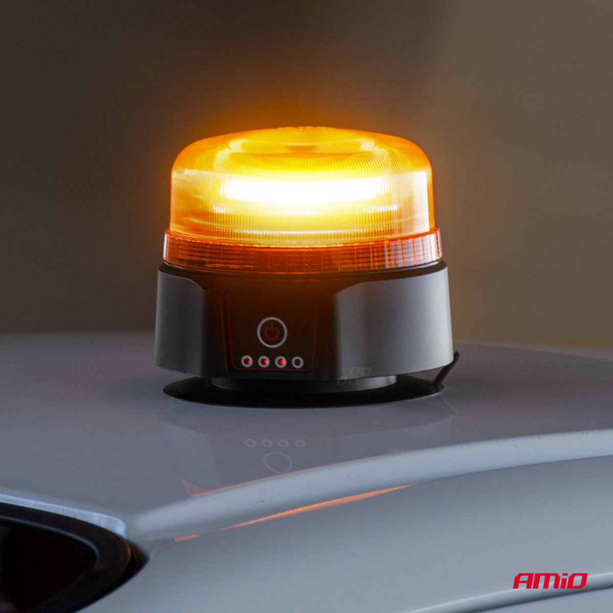Bezvadu LED brīdinājuma signāls ar tālvadības pulti R65 R10 12/24V AMIO-03932