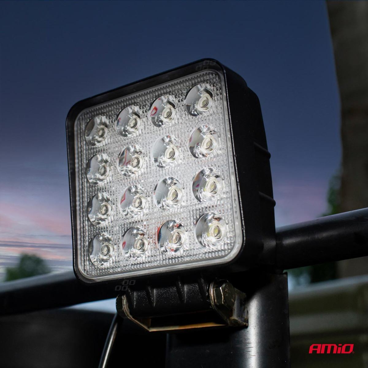 LED darba lampa AWL05 EMC, 108x108 mm 48W FLAT 9-60V