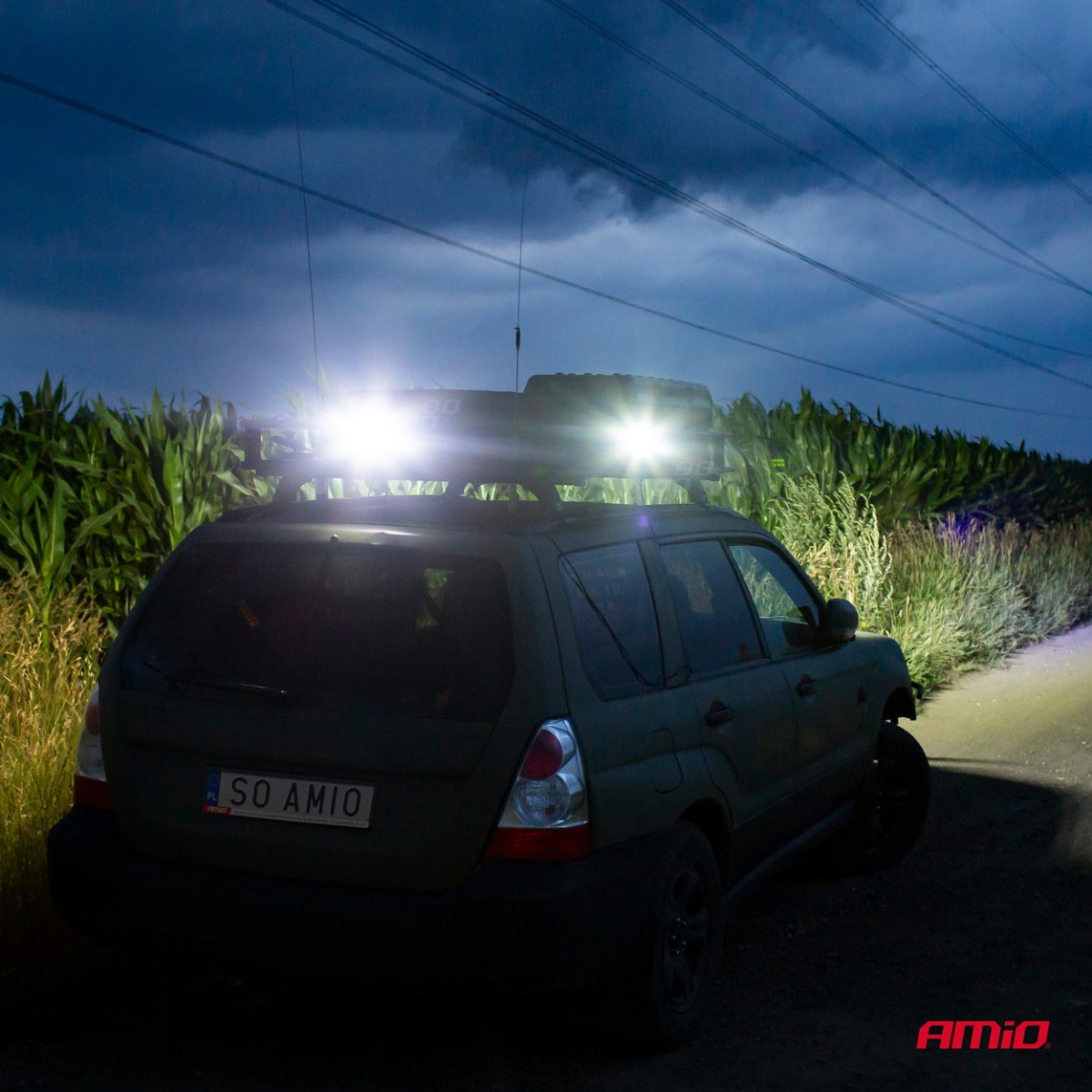LED darba lampa, AWL07 9 LED prožektors 9-36V