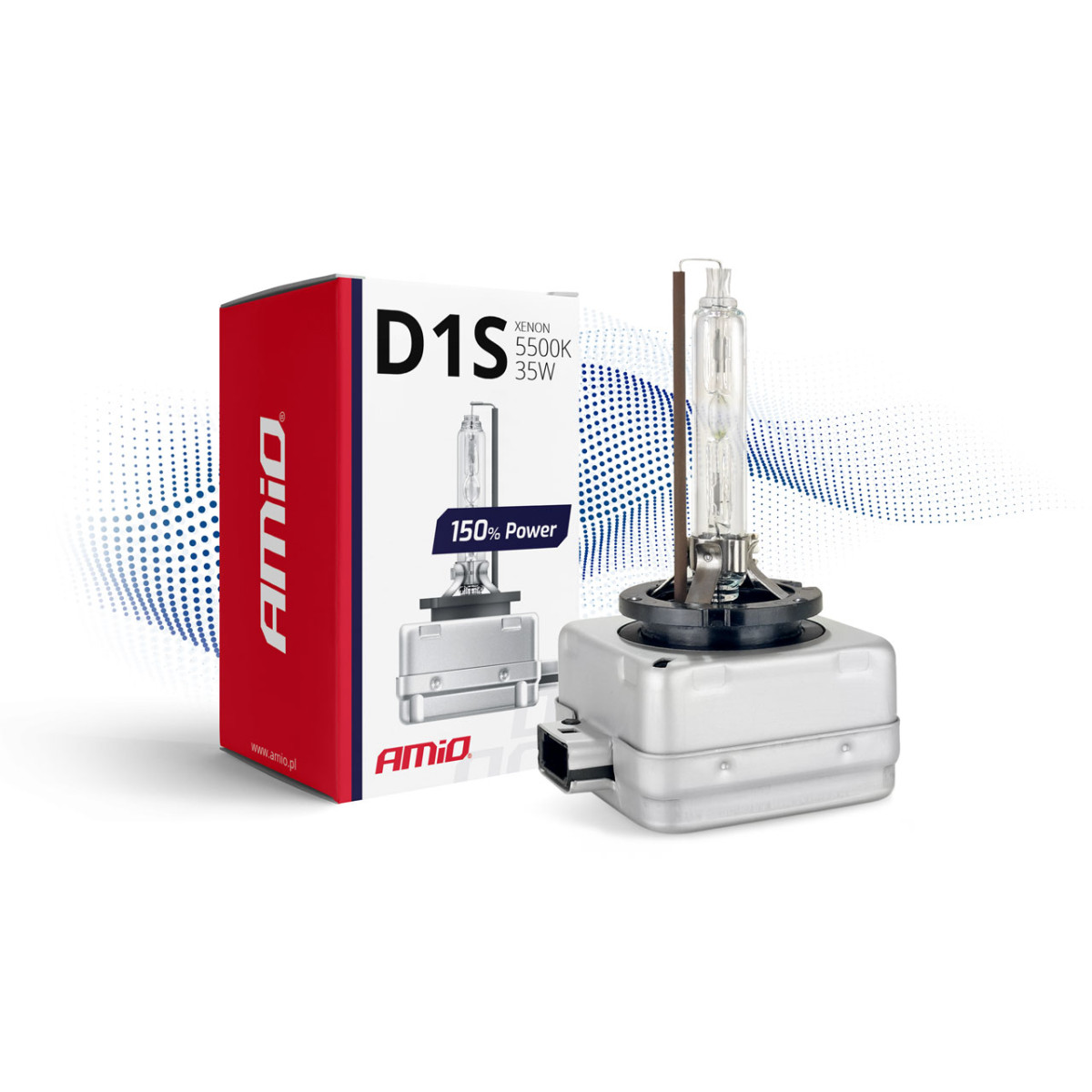 Ksenona spuldze D1S 5500K 150% POWER AMIO-01968