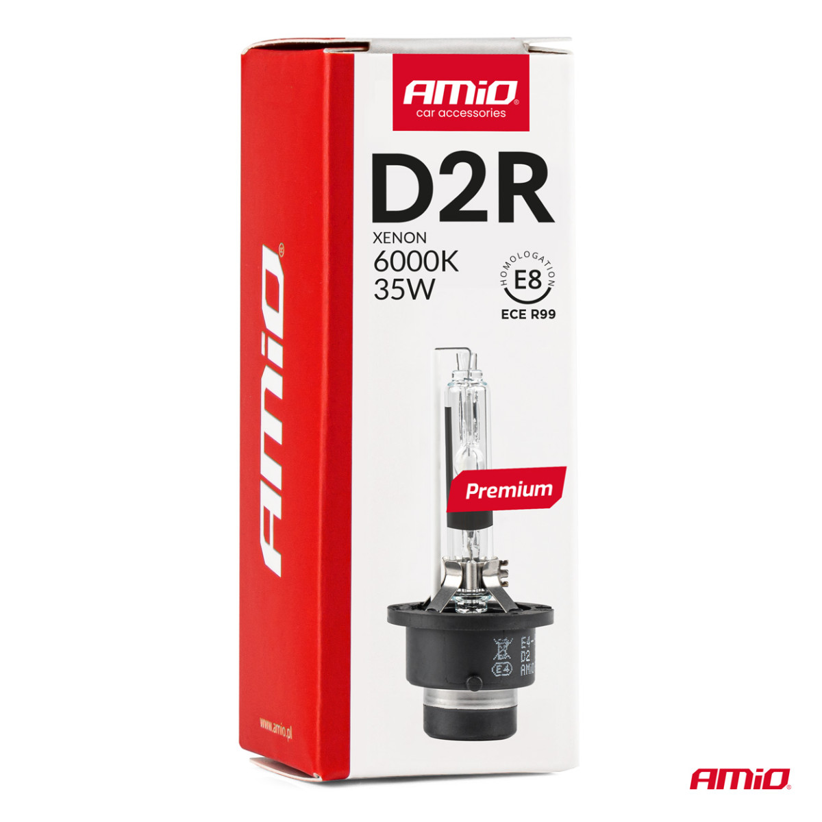 Ksenona spuldze D2R 6000K PREMIUM AMIO-01971