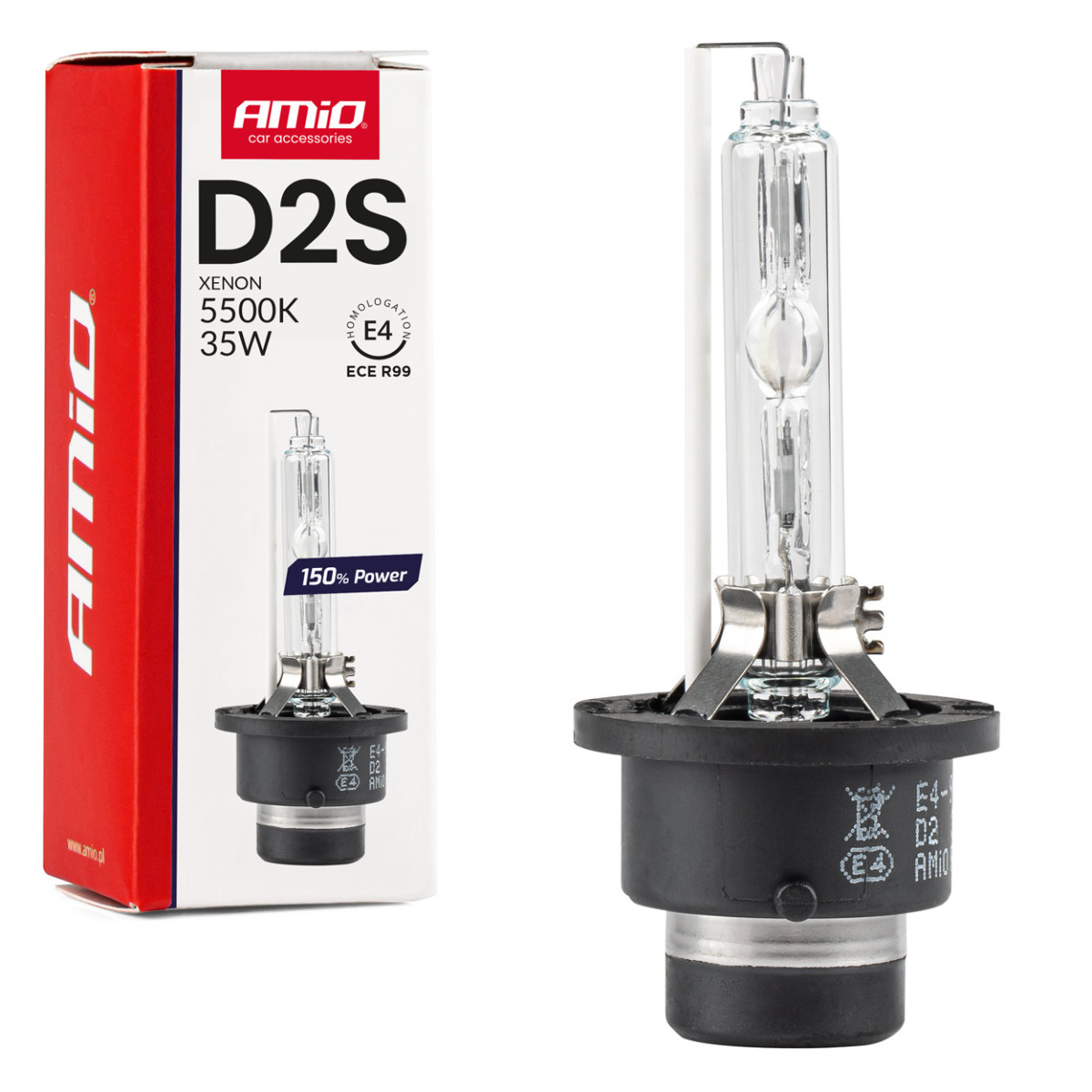 Ksenona spuldze D2S 5500K 150% POWER AMIO-01973