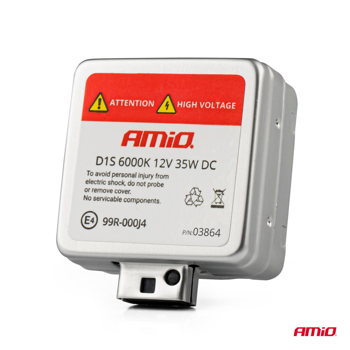 Ksenona spuldze D1S 35W 6000K AMiO BASIC blisterī AMIO-03864