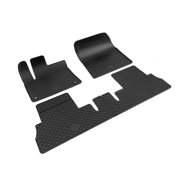Gumijas paklājiņi Opel COMBO-e no 2020g., (oval clips) 4pc,
