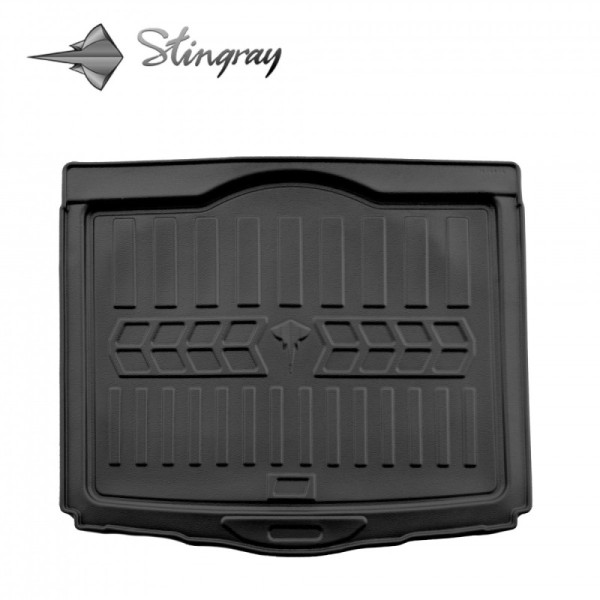 Gumijas 3D bagāžnieka paklājiņš JEEP Renegade no 2014g. (lower trunk) / 6046061 / ar paaugstinātām malām