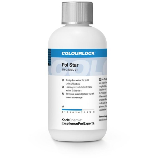 KOCH CHEMIE Colourlock Pol Star, ādas un tekstila virsmu tīrīšanas līdzeklis, 250 ml