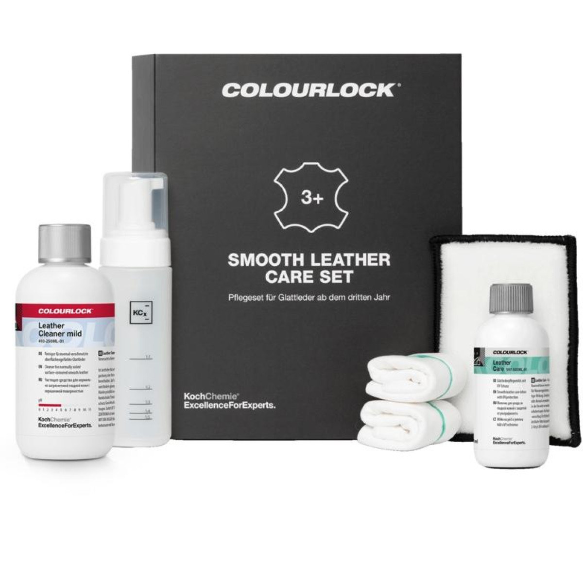 KOCH CHEMIE Colourlock Smooth Leather Care Set, ādas kopšanas komplekts