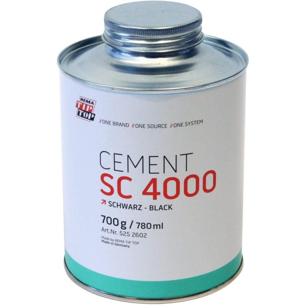 REMA Cement SC 4000 BLACK, līme, melna, 700g/780ml