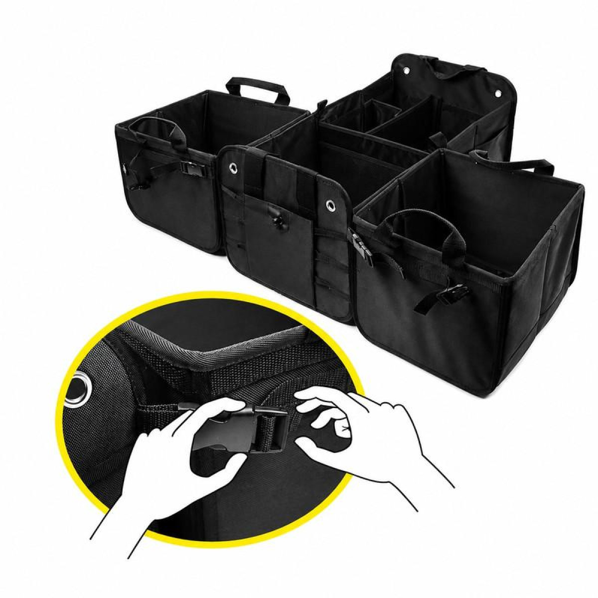 Salokāmais auto bagāžnieka organizators 1 Plus EVAtech 60×37×32 cm
