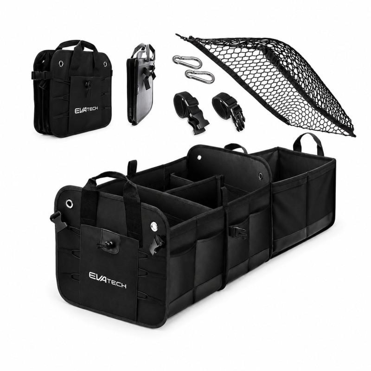 Salokāmais auto bagāžnieka organizators 2 Plus EVAtech 60×37×32 cm