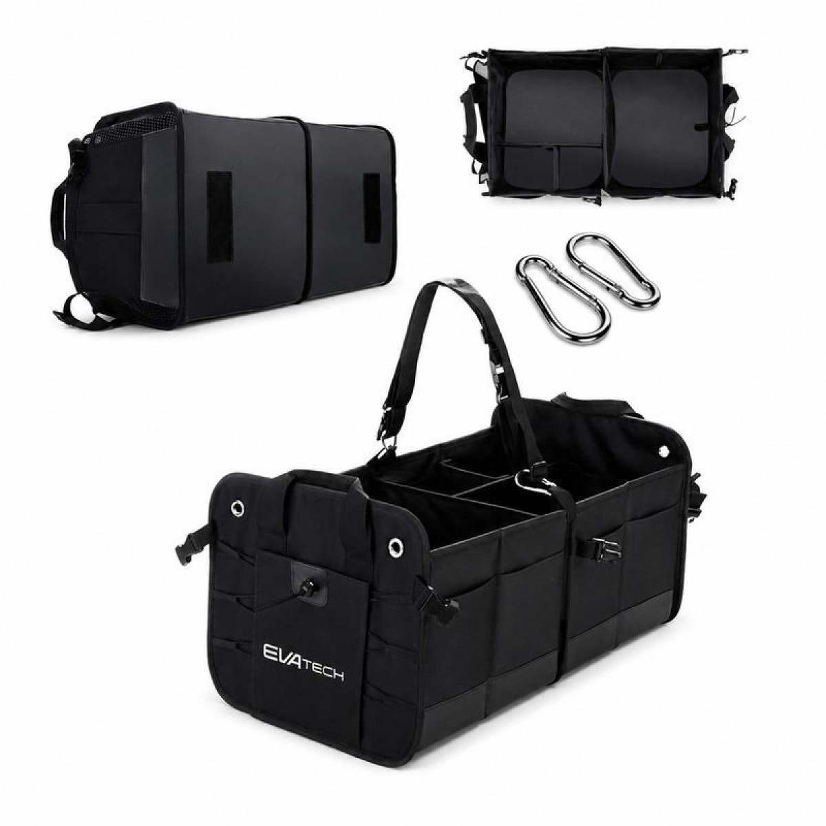 Salokāmais auto bagāžnieka organizators 2 Plus EVAtech 60×37×32 cm