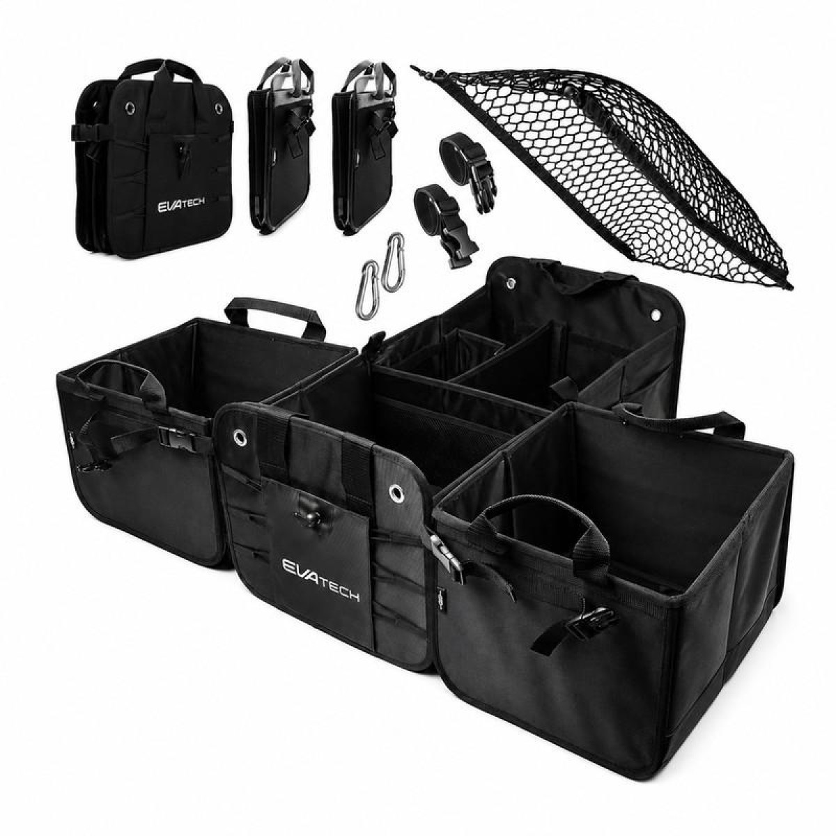 Salokāmais auto bagāžnieka organizators 2 Plus Froze EVAtech 60×37×32 cm