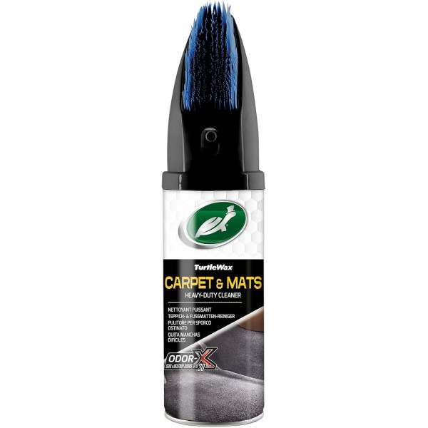 TURTLE WAX Power Out Carpets&Mats + Odor-X, paklāju un tepiķu tīrīšanas līdzeklis ar smaku bloķēšanas tehnoloģiju, 400 ml